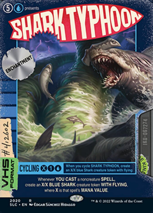 Shark Typhoon (Borderless Alternate Art) [Secret Lair Countdown Kit] [Foil]