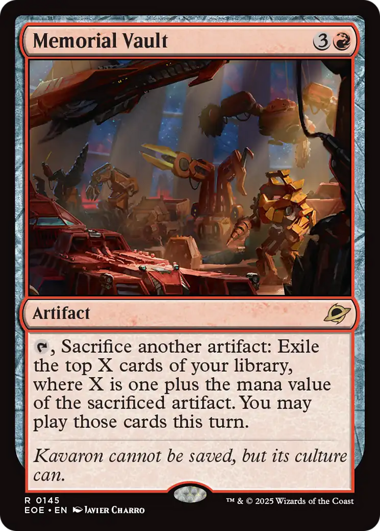 Memorial Vault [Edge of Eternities] [Foil]