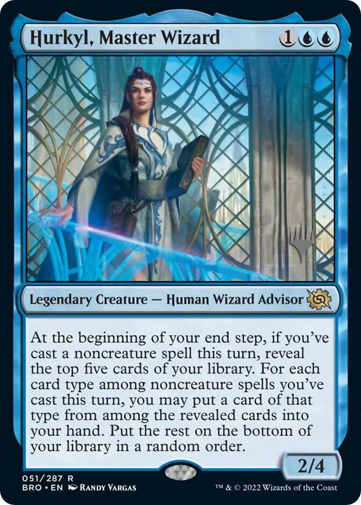 Hurkyl, Master Wizard (Promo Pack) [The Brothers' War Promos] [Foil]