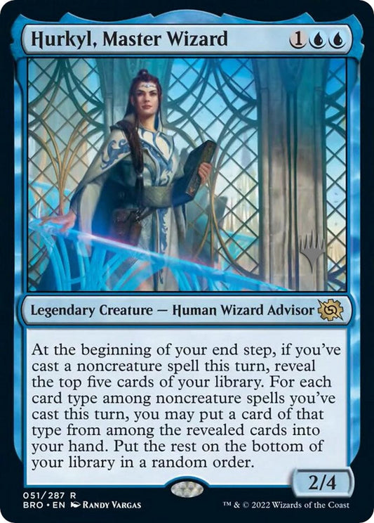 Hurkyl, Master Wizard (Promo Pack) [The Brothers' War Promos] [Foil]