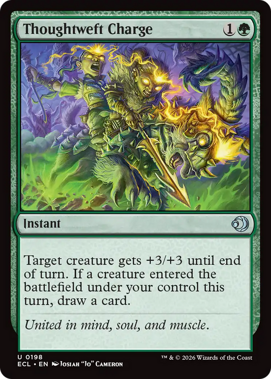 Thoughtweft Charge [Lorwyn Eclipsed] [Foil]