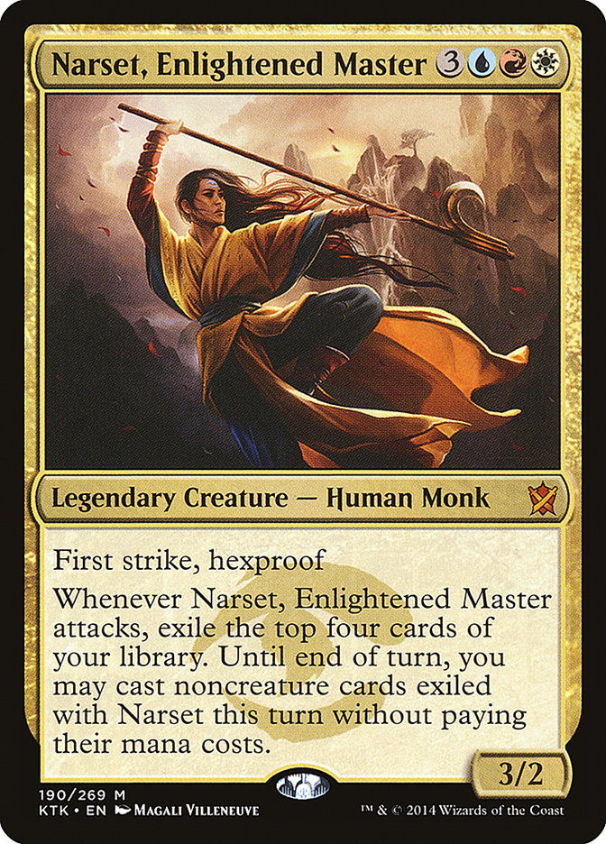 Narset, Enlightened Master [Khans of Tarkir] [Foil]
