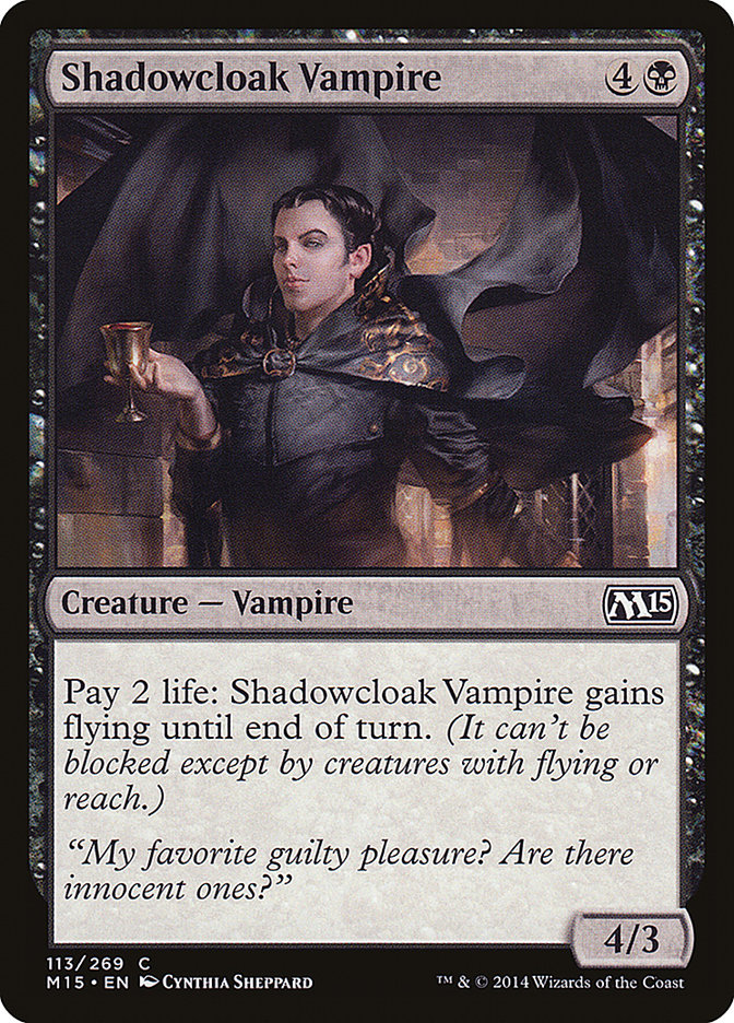 Shadowcloak Vampire [Core Set 2015] [Foil]