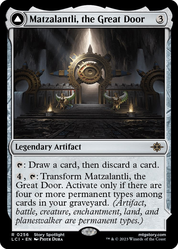 Matzalantli, the Great Door // The Core [The Lost Caverns of Ixalan] [Foil]