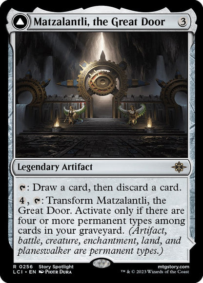 Matzalantli, the Great Door // The Core [The Lost Caverns of Ixalan] [Foil]