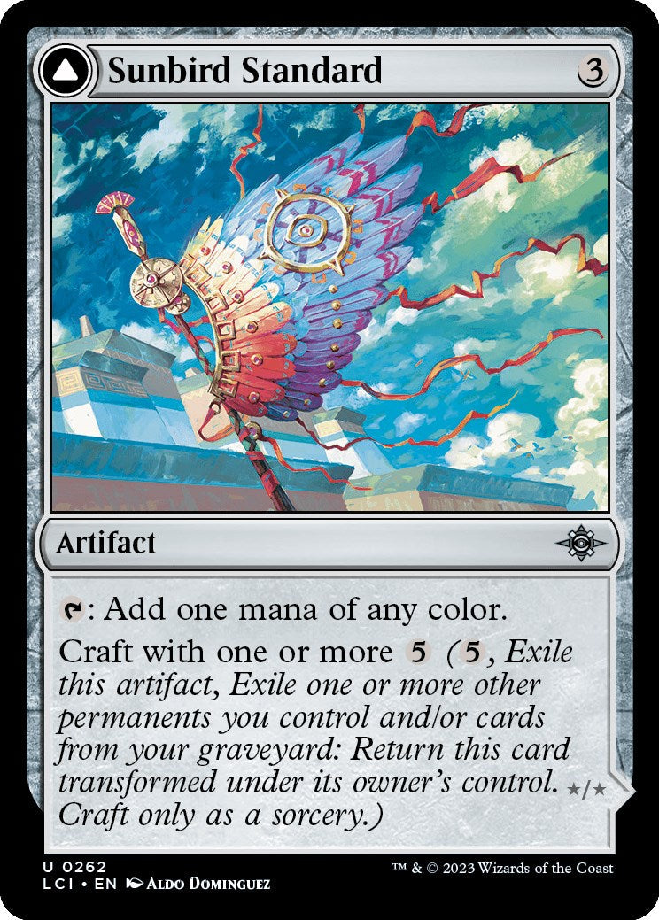 Sunbird Standard // Sunbird Effigy [The Lost Caverns of Ixalan] [Foil]