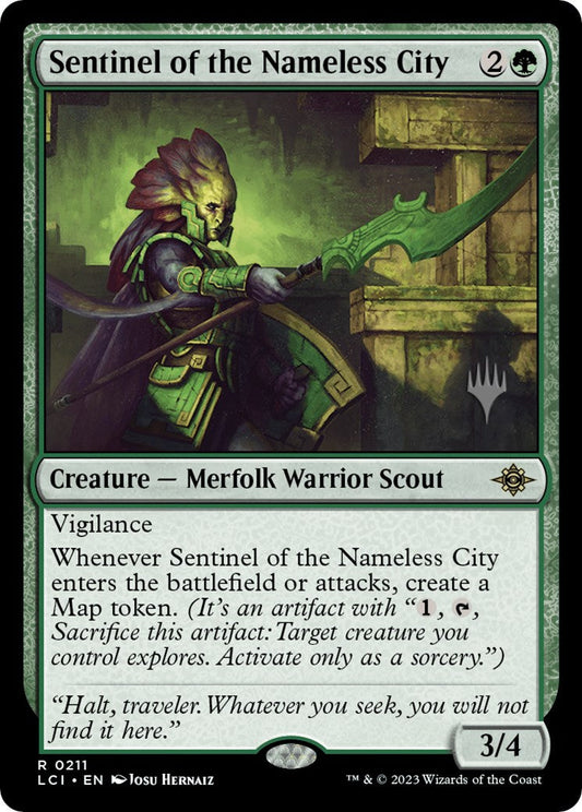 Sentinel of the Nameless City (Promo Pack) [The Lost Caverns of Ixalan Promos] [Foil]