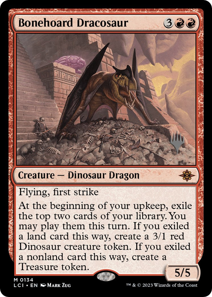Bonehoard Dracosaur (Promo Pack) [The Lost Caverns of Ixalan Promos] [Foil]