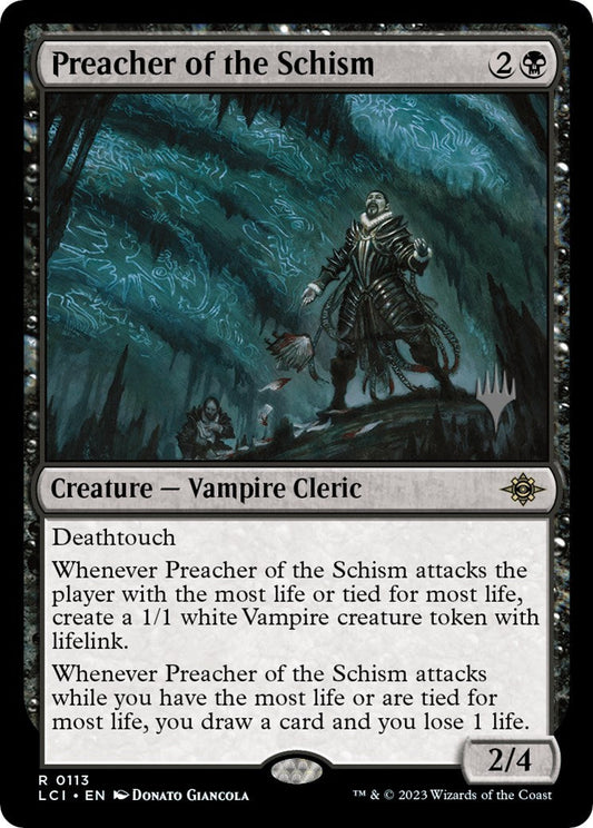 Preacher of the Schism (Promo Pack) [The Lost Caverns of Ixalan Promos] [Foil]