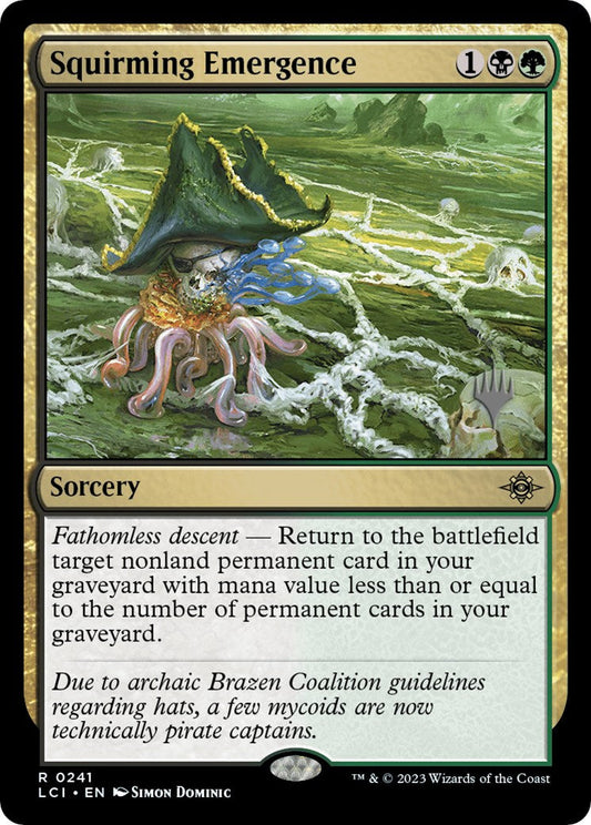Squirming Emergence (Promo Pack) [The Lost Caverns of Ixalan Promos] [Foil]
