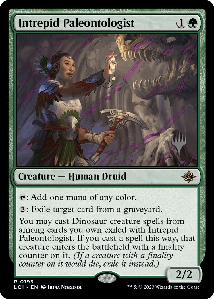 Intrepid Paleontologist (Promo Pack) [The Lost Caverns of Ixalan Promos] [Foil]