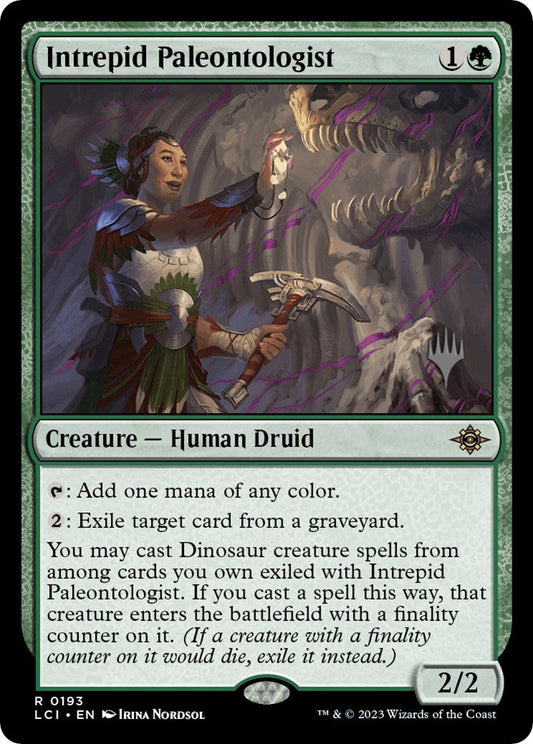 Intrepid Paleontologist (Promo Pack) [The Lost Caverns of Ixalan Promos] [Foil]