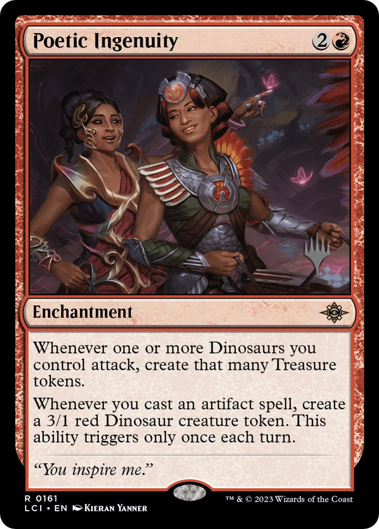 Poetic Ingenuity (Promo Pack) [The Lost Caverns of Ixalan Promos] [Foil]