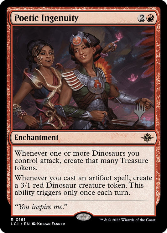 Poetic Ingenuity (Promo Pack) [The Lost Caverns of Ixalan Promos] [Foil]