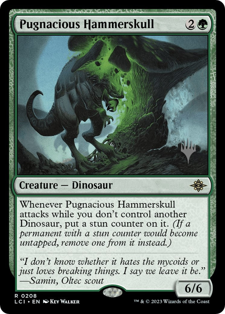 Pugnacious Hammerskull (Promo Pack) [The Lost Caverns of Ixalan Promos] [Foil]