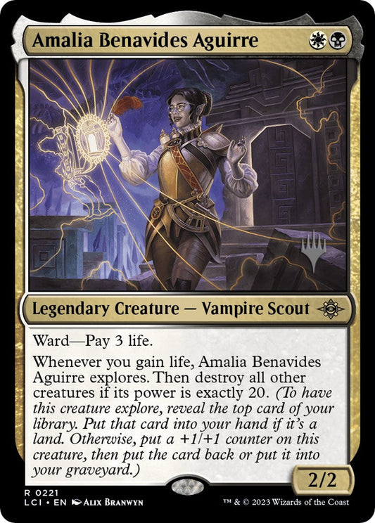 Amalia Benavides Aguirre (Promo Pack) [The Lost Caverns of Ixalan Promos] [Foil]