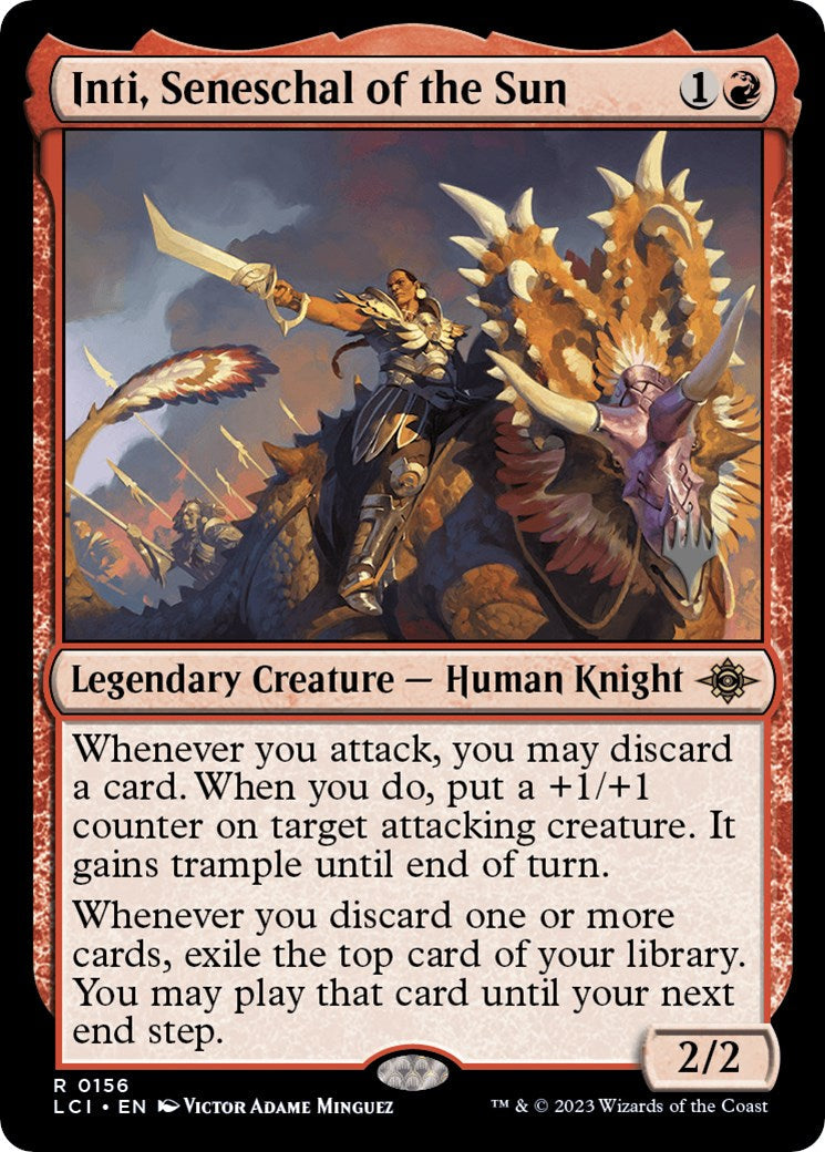 Inti, Seneschal of the Sun (Promo Pack) [The Lost Caverns of Ixalan Promos] [Foil]