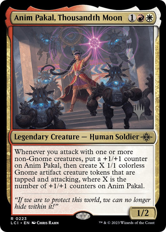 Anim Pakal, Thousandth Moon (Promo Pack) [The Lost Caverns of Ixalan Promos] [Foil]
