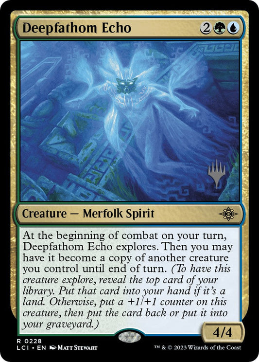 Deepfathom Echo (Promo Pack) [The Lost Caverns of Ixalan Promos] [Foil]