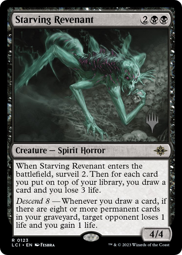 Starving Revenant (Promo Pack) [The Lost Caverns of Ixalan Promos] [Foil]