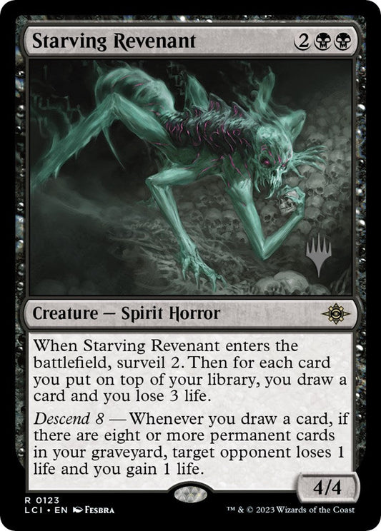 Starving Revenant (Promo Pack) [The Lost Caverns of Ixalan Promos] [Foil]