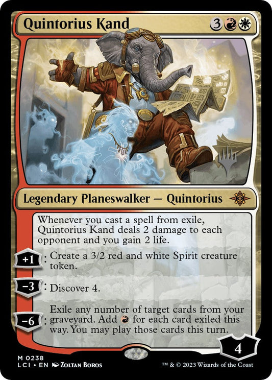 Quintorius Kand (Promo Pack) [The Lost Caverns of Ixalan Promos] [Foil]