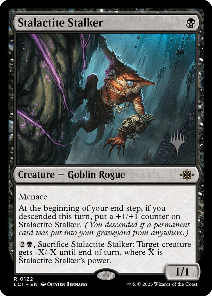 Stalactite Stalker (Promo Pack) [The Lost Caverns of Ixalan Promos] [Foil]