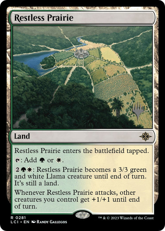 Restless Prairie (Promo Pack) [The Lost Caverns of Ixalan Promos] [Foil]