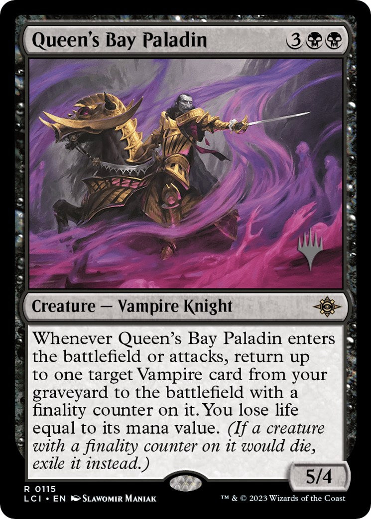 Queen's Bay Paladin (Promo Pack) [The Lost Caverns of Ixalan Promos] [Foil]