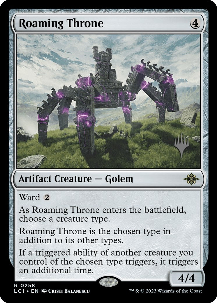 Roaming Throne (Promo Pack) [The Lost Caverns of Ixalan Promos] [Foil]