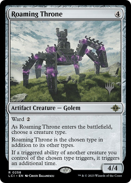Roaming Throne (Promo Pack) [The Lost Caverns of Ixalan Promos] [Foil]