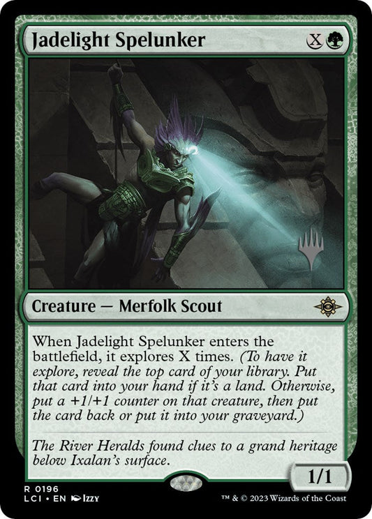 Jadelight Spelunker (Promo Pack) [The Lost Caverns of Ixalan Promos] [Foil]