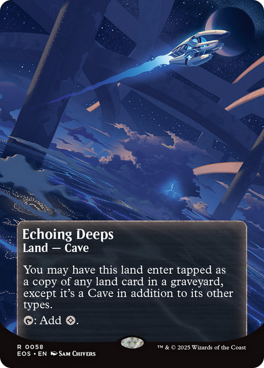 Echoing Deeps (0058) (Borderless) [Edge of Eternities: Stellar Sights] [Foil]