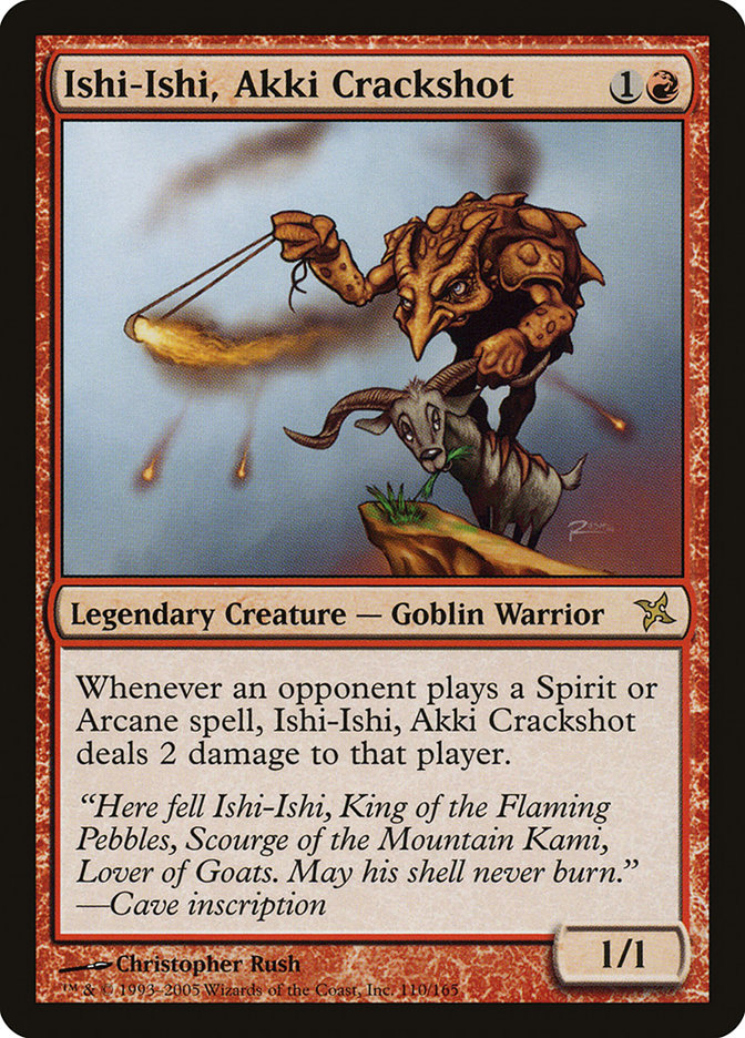 Ishi-Ishi, Akki Crackshot [Betrayers of Kamigawa] [Foil]