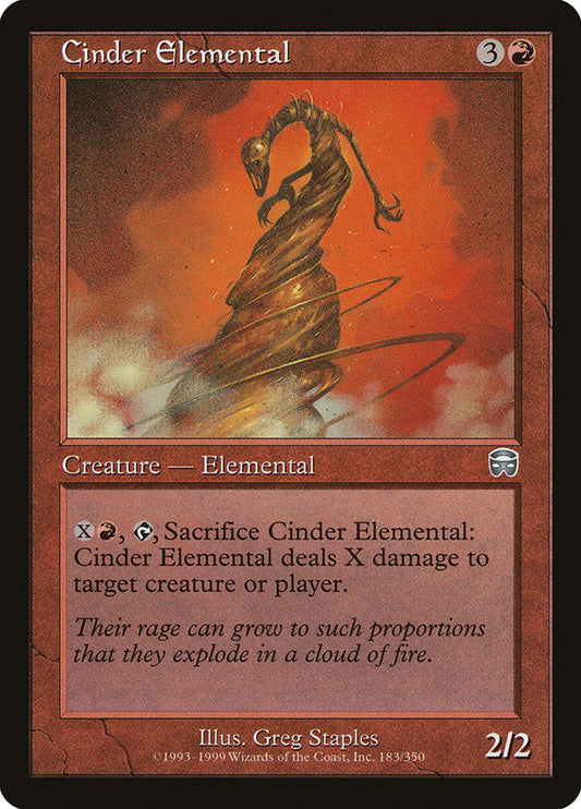 Cinder Elemental [Mercadian Masques] [Foil]