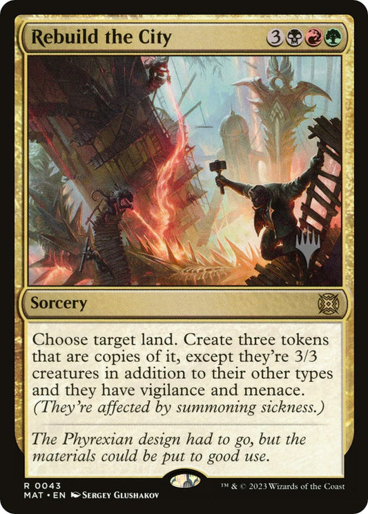 Rebuild the City (Promo Pack) [The Lost Caverns of Ixalan Promos] [Foil]