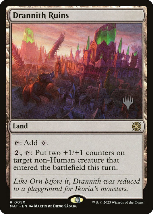 Drannith Ruins (Promo Pack) [The Lost Caverns of Ixalan Promos] [Foil]