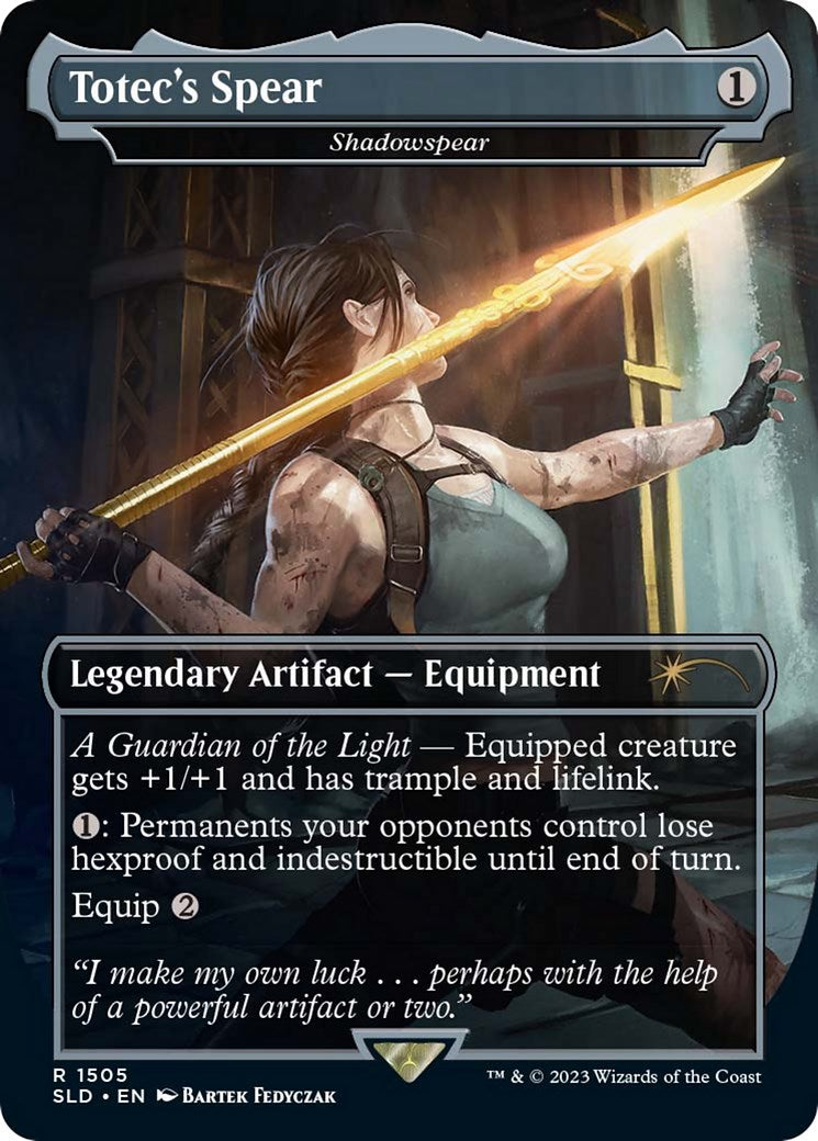 Totec's Spear - Shadowspear [Secret Lair Drop Series] [Foil]