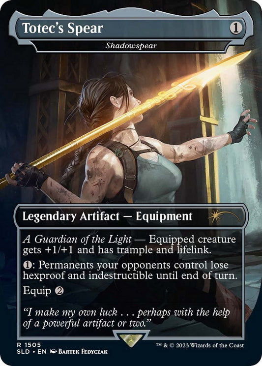 Totec's Spear - Shadowspear [Secret Lair Drop Series] [Foil]