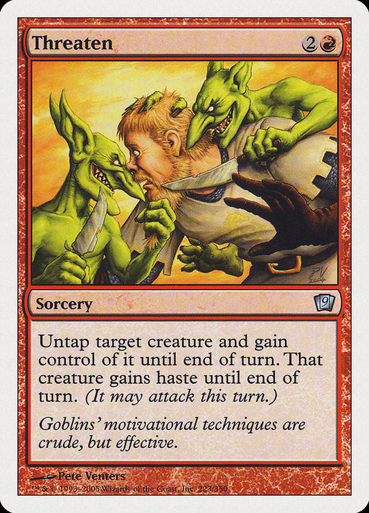 Threaten [Ninth Edition] [Foil]