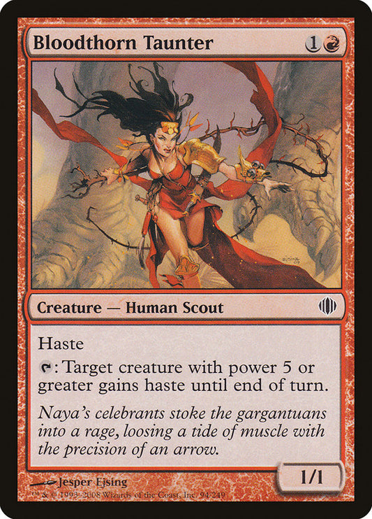 Bloodthorn Taunter [Shards of Alara] [Foil]