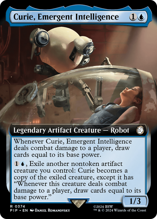 Curie, Emergent Intelligence (Extended Art) [Fallout] [Foil]