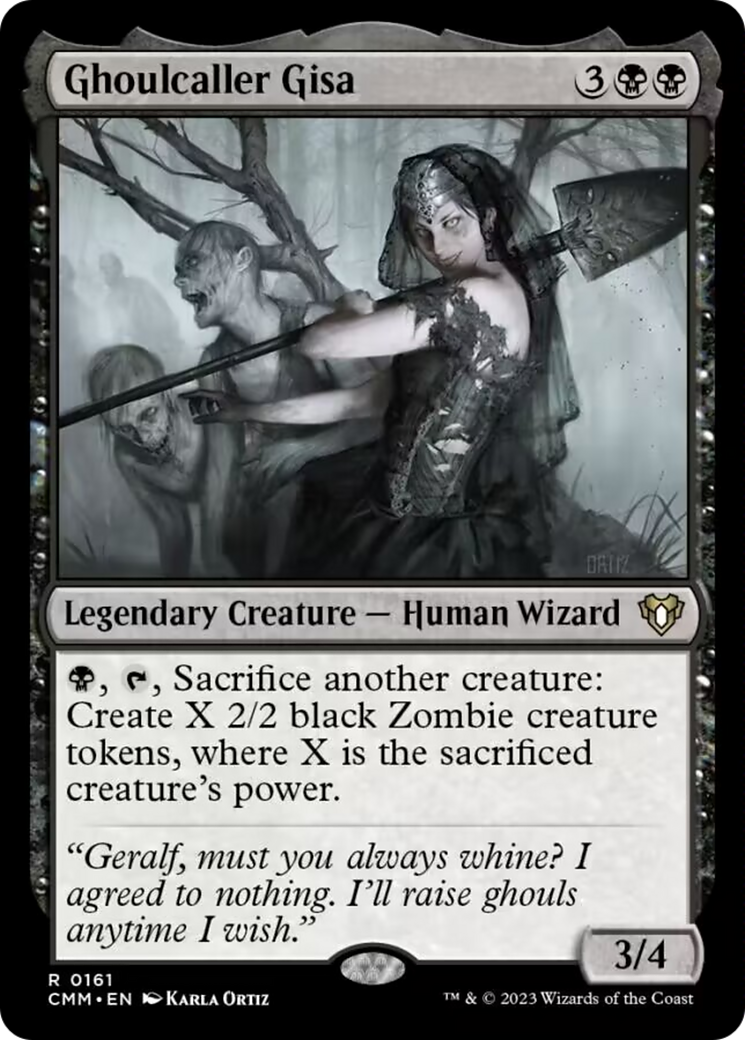 Ghoulcaller Gisa [Commander Masters] [Foil]