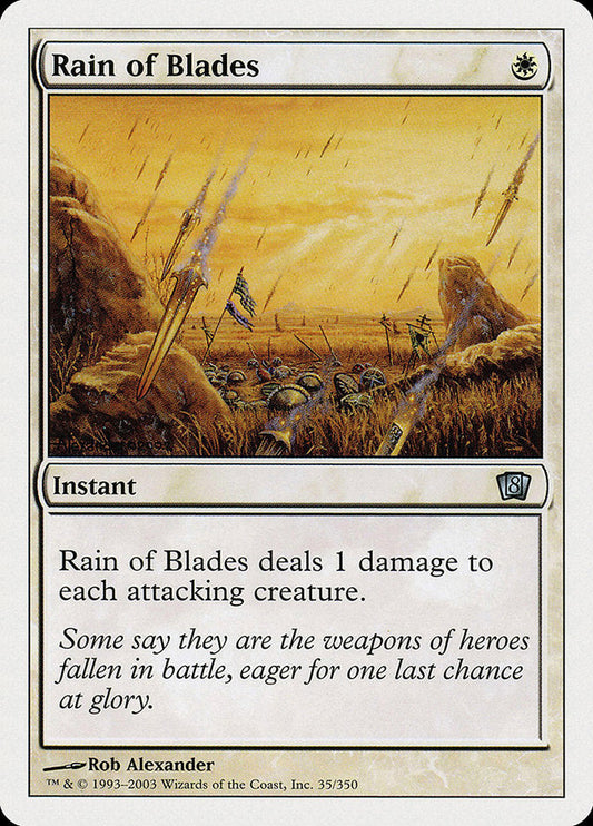 Rain of Blades [Eighth Edition] [Foil]