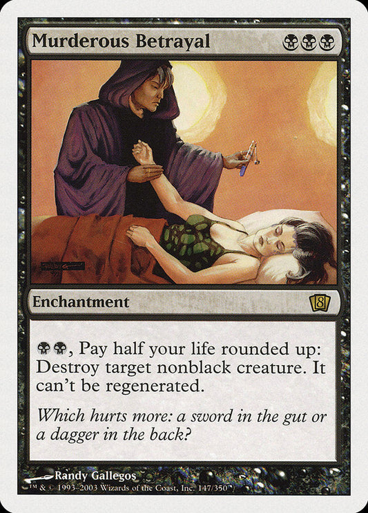 Murderous Betrayal [Eighth Edition] [Foil]