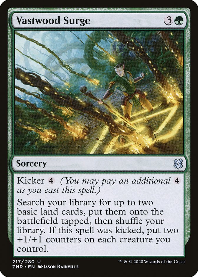 Vastwood Surge [Zendikar Rising] [Foil]