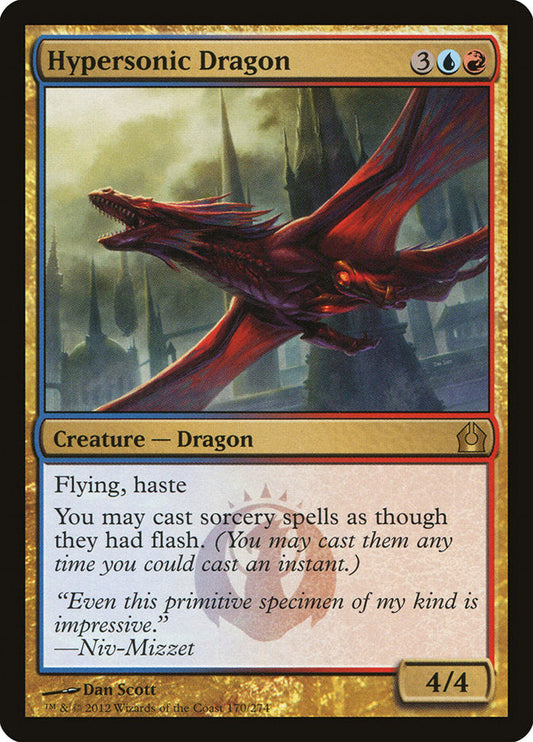 Hypersonic Dragon [Return to Ravnica] [Foil]