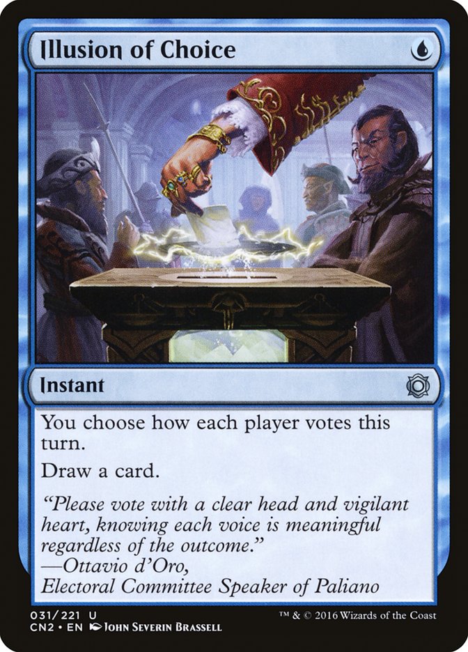 Illusion of Choice [Conspiracy: Take the Crown] [Foil]