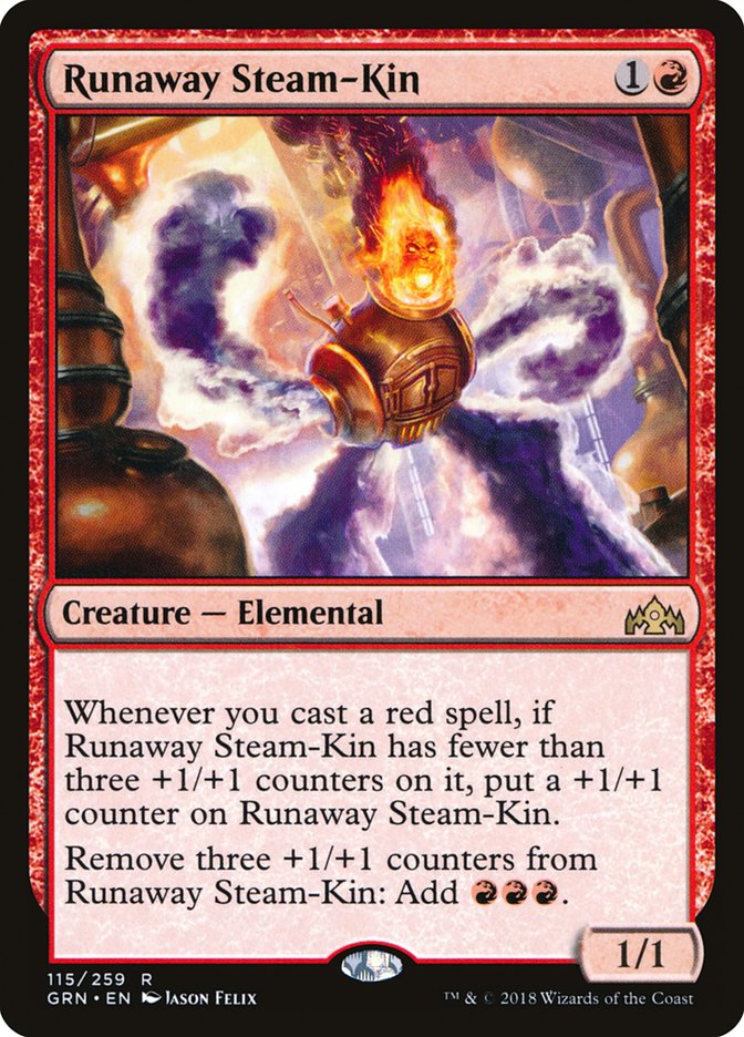 Runaway Steam-Kin [Guilds of Ravnica] [Foil]