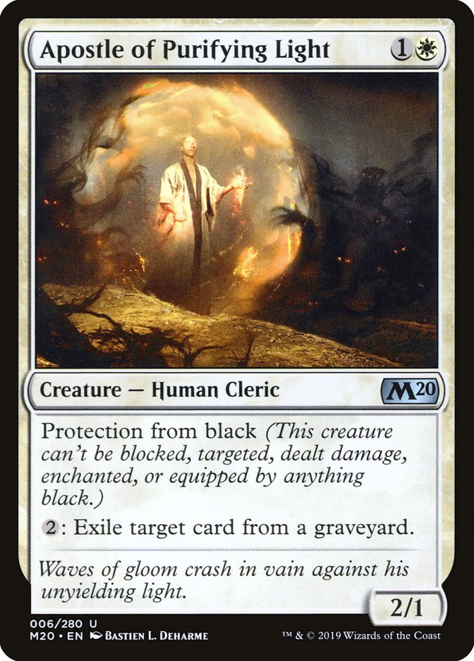 Apostle of Purifying Light [Core Set 2020] [Foil]